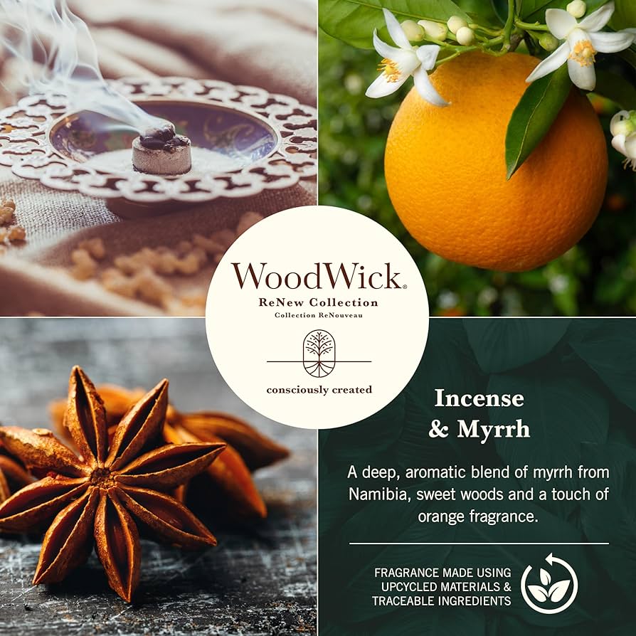 "Incense & Myrrh" Scented candle