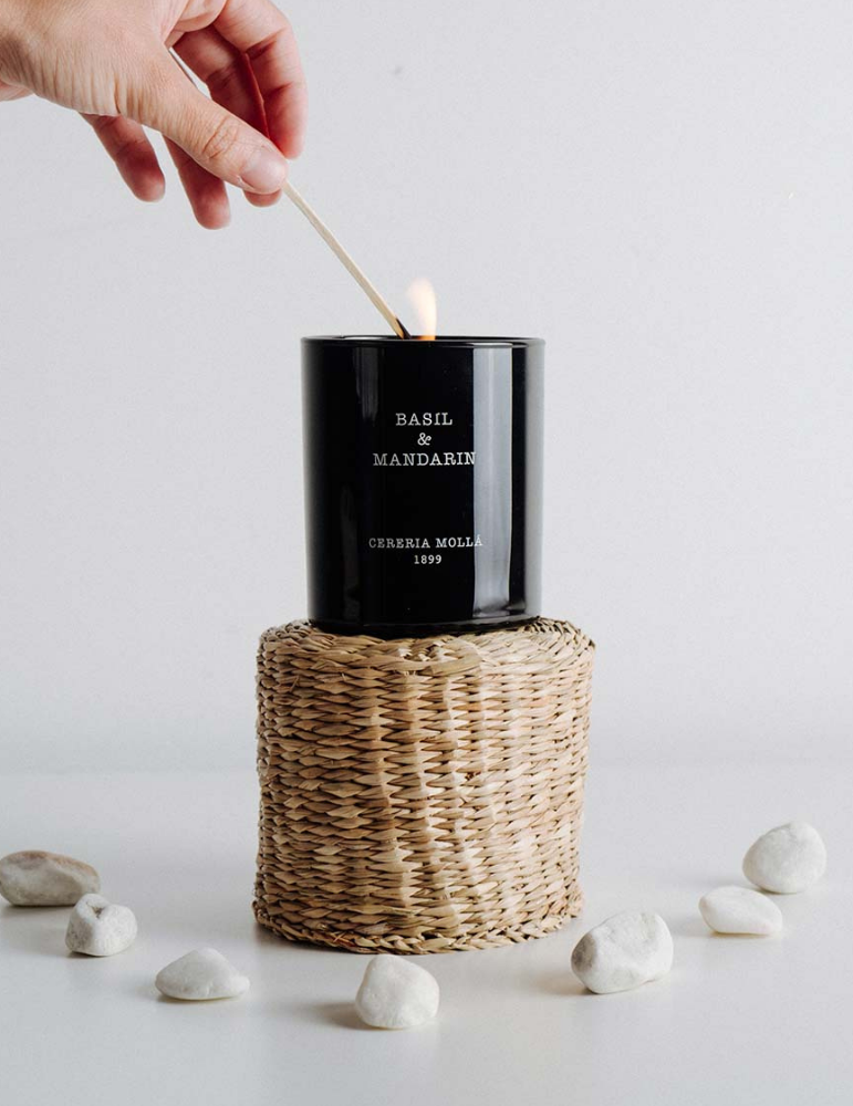 "Basil & Mandarin" Scented candle