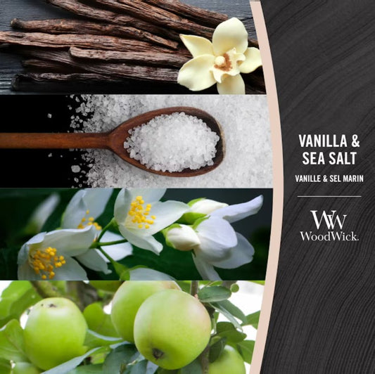 "Vanilla & Sea Salt" Scented candle