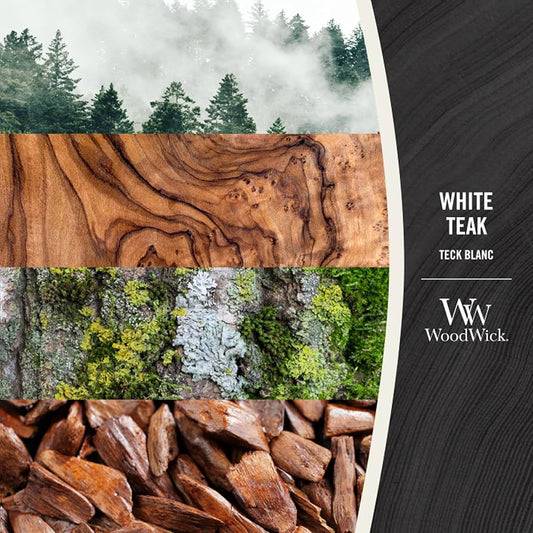 "White Teak" Scented candle