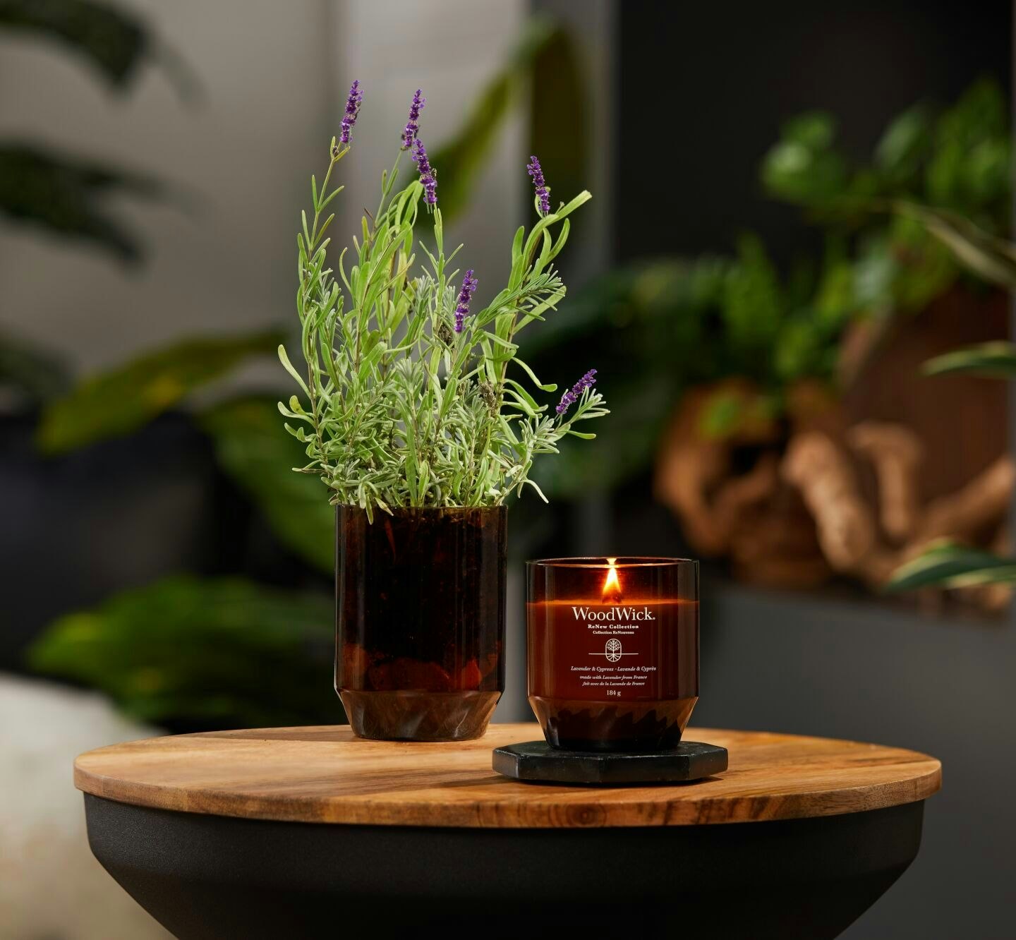 "Tomato Leaf & Basil" Sceted candle
