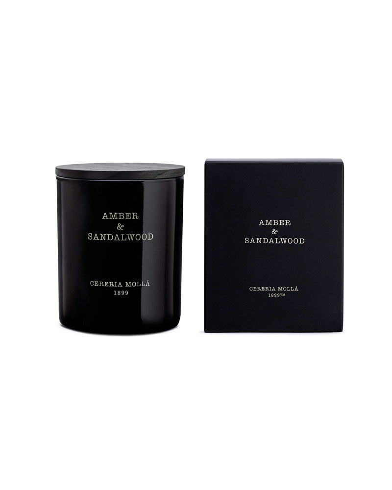 "Amber & Sandalwood" Scented candle