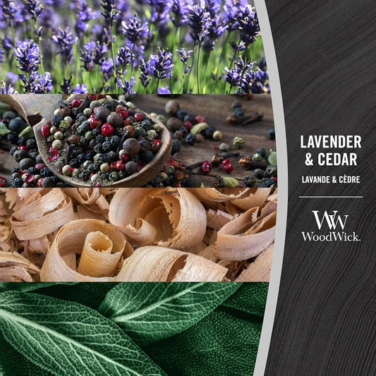 "Lavender & Cedar" Scented candle