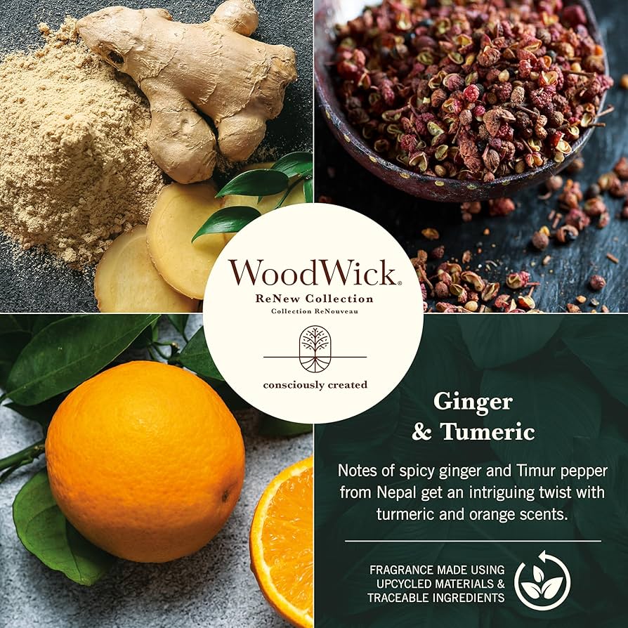 "Ginger & Tumeric" Scented candle